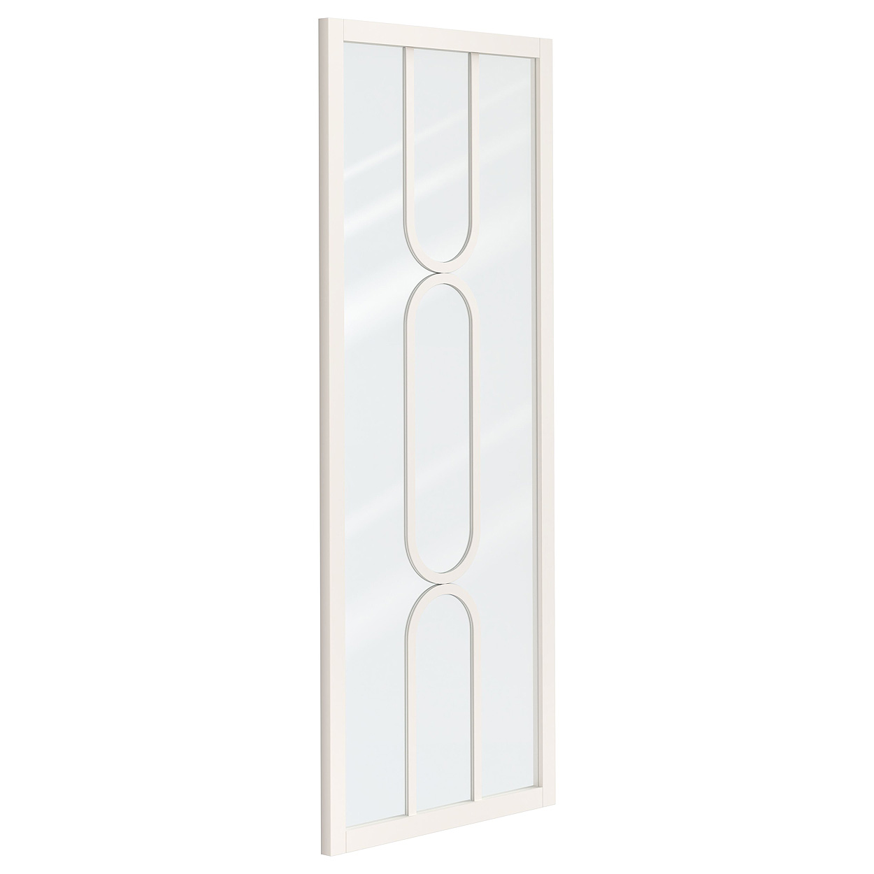 Binnendeur Skantrae SSL 14622 Blank Glas Wit Gelakt